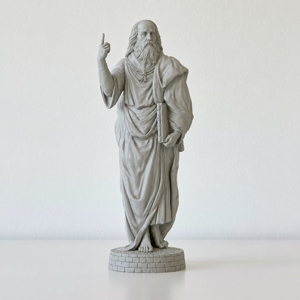 3D Printing Guide - تمثال أفلاطون، 