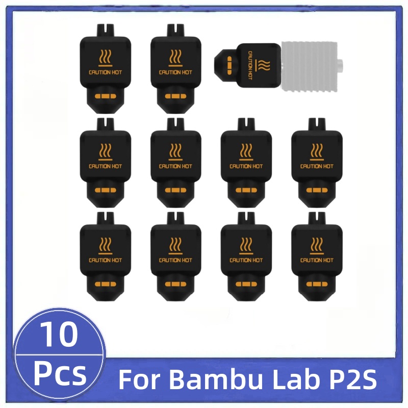 10 قطع من أغطية السيليكون السو - مراجعة 3D Printing Bambu Lab وسعره