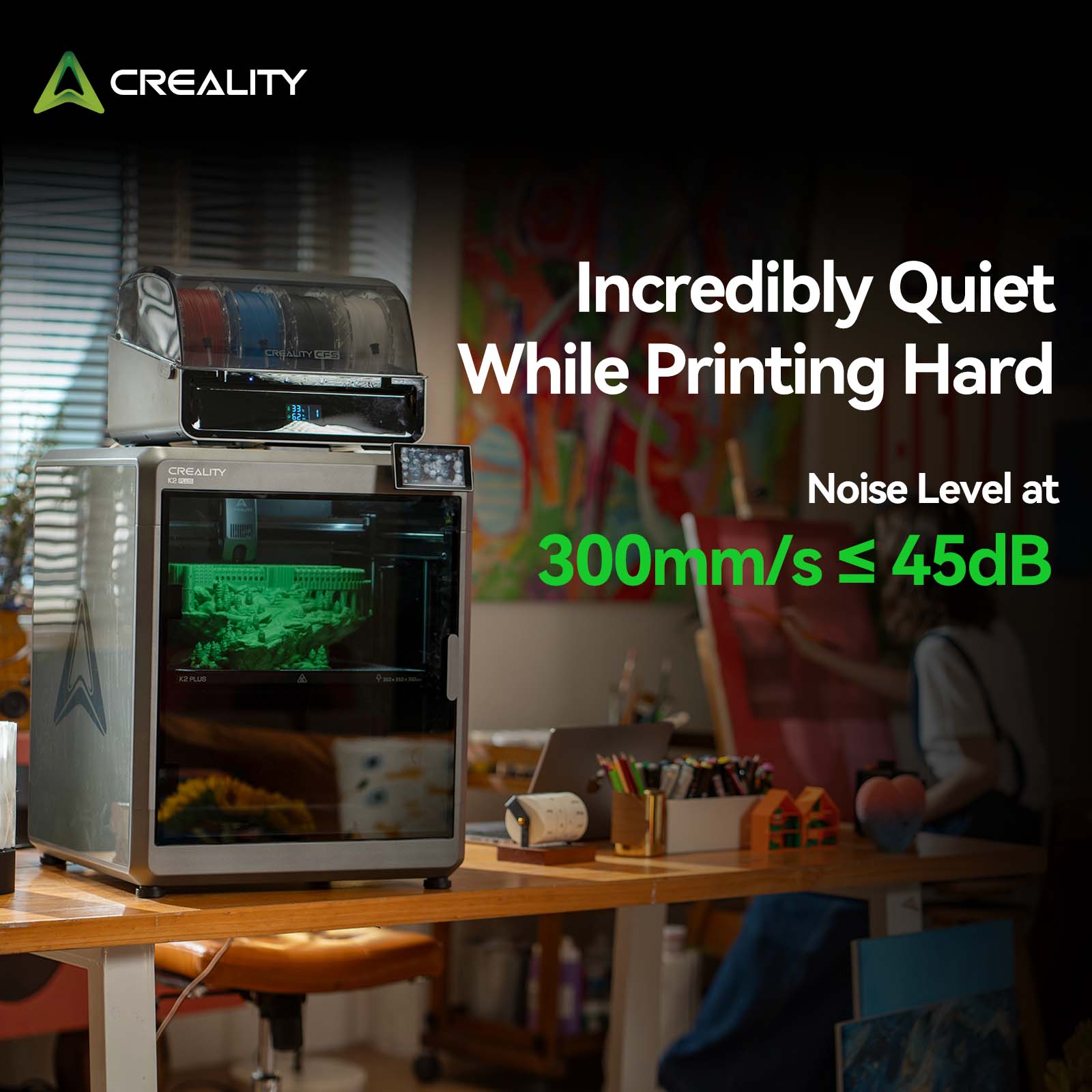 طابعة Creality K2 PLUS Combo ث - مراجعة 3D Printing Online Service وسعره