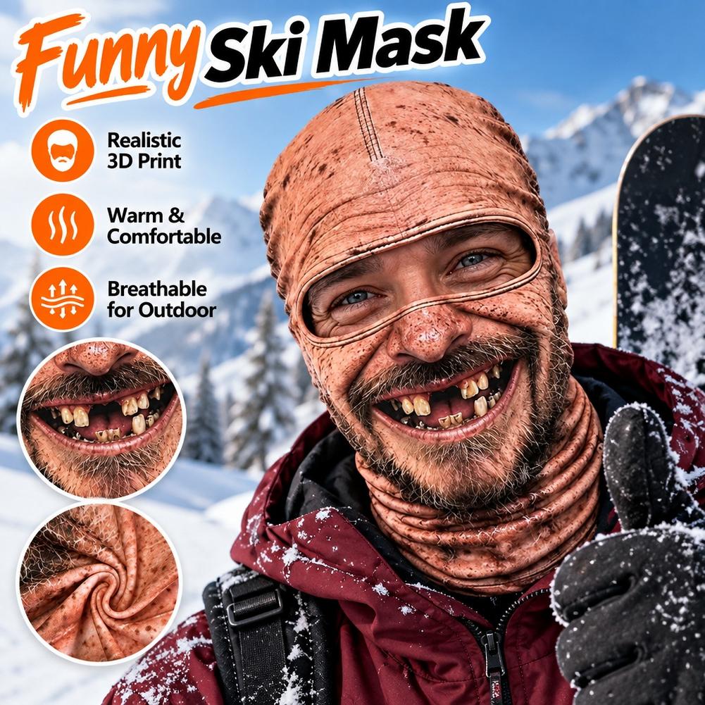 قناع تزلج للرجال، تصميم مضحك و - مراجعة 3D Printing Mask وسعره