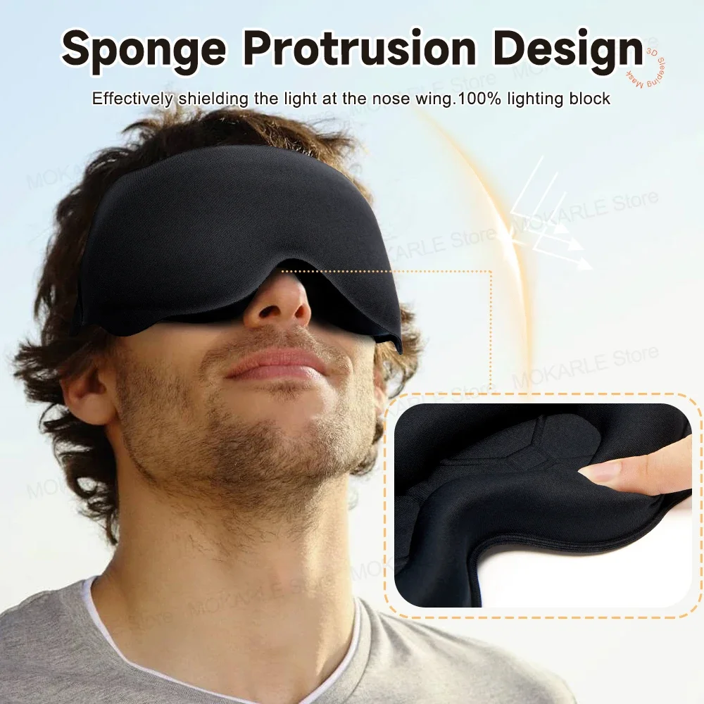 قناع نوم ثلاثي الأبعاد يحجب ال - مراجعة 3D Printing Mask وسعره