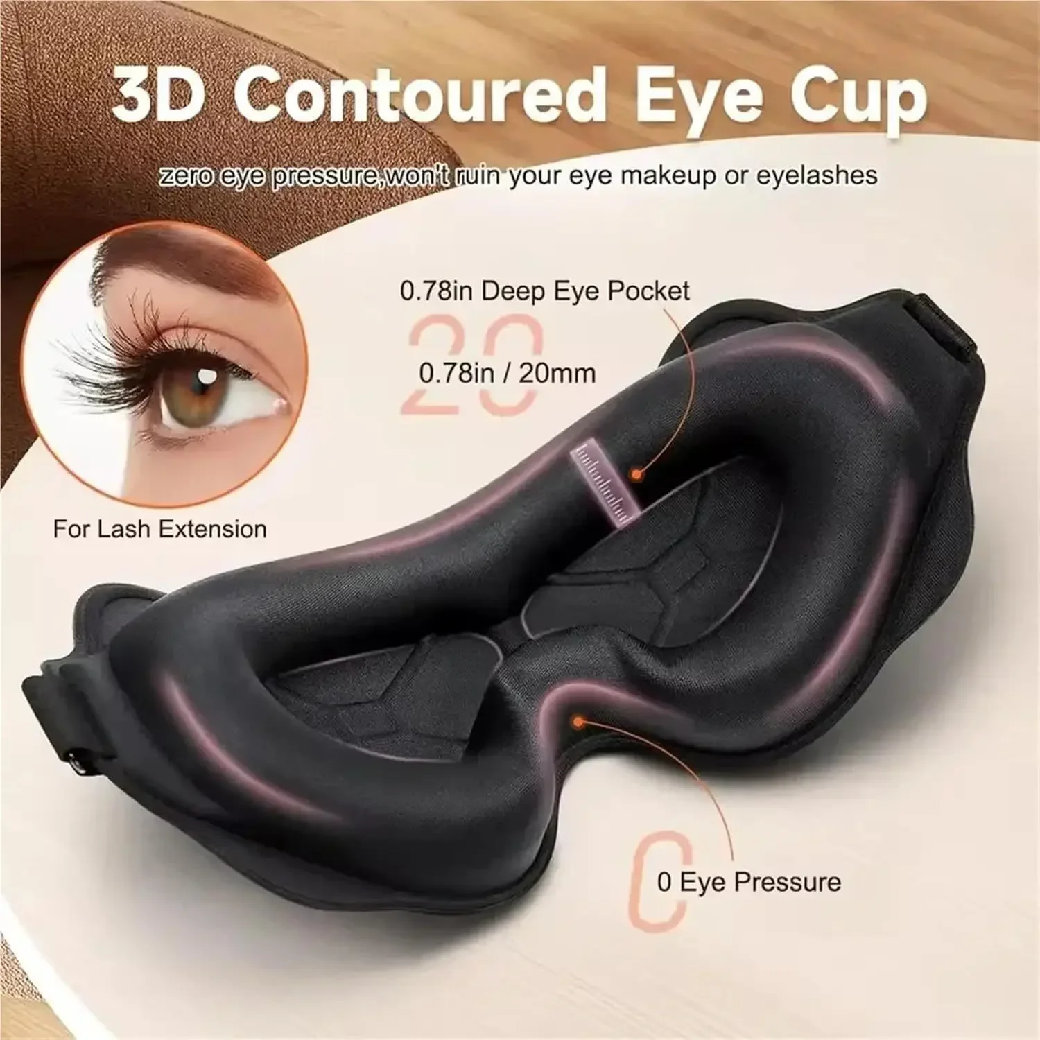 قناع نوم ثلاثي الأبعاد يحجب ال - مراجعة 3D Printing Mask وسعره