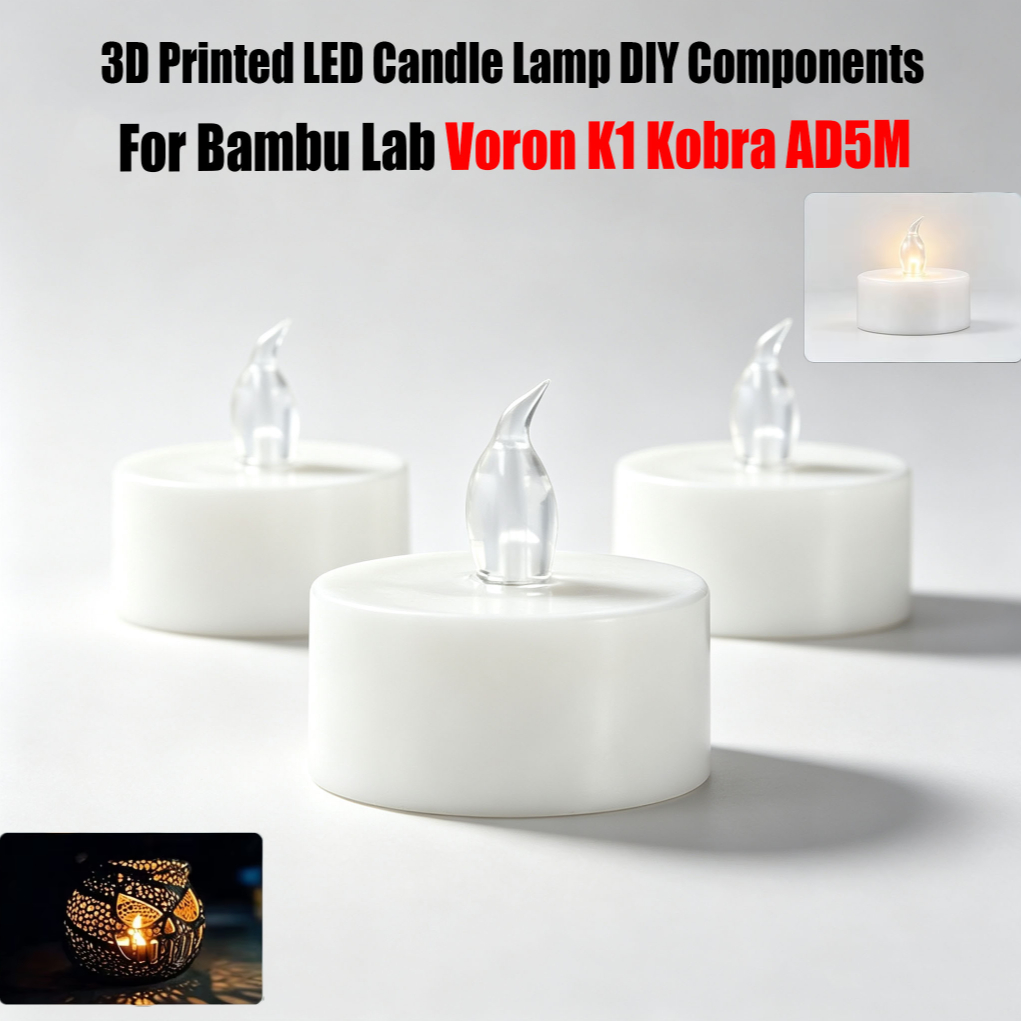 مكونات مصباح LED ثلاثي الأبعاد - مراجعة 3D Printing Bambu Lab وسعره