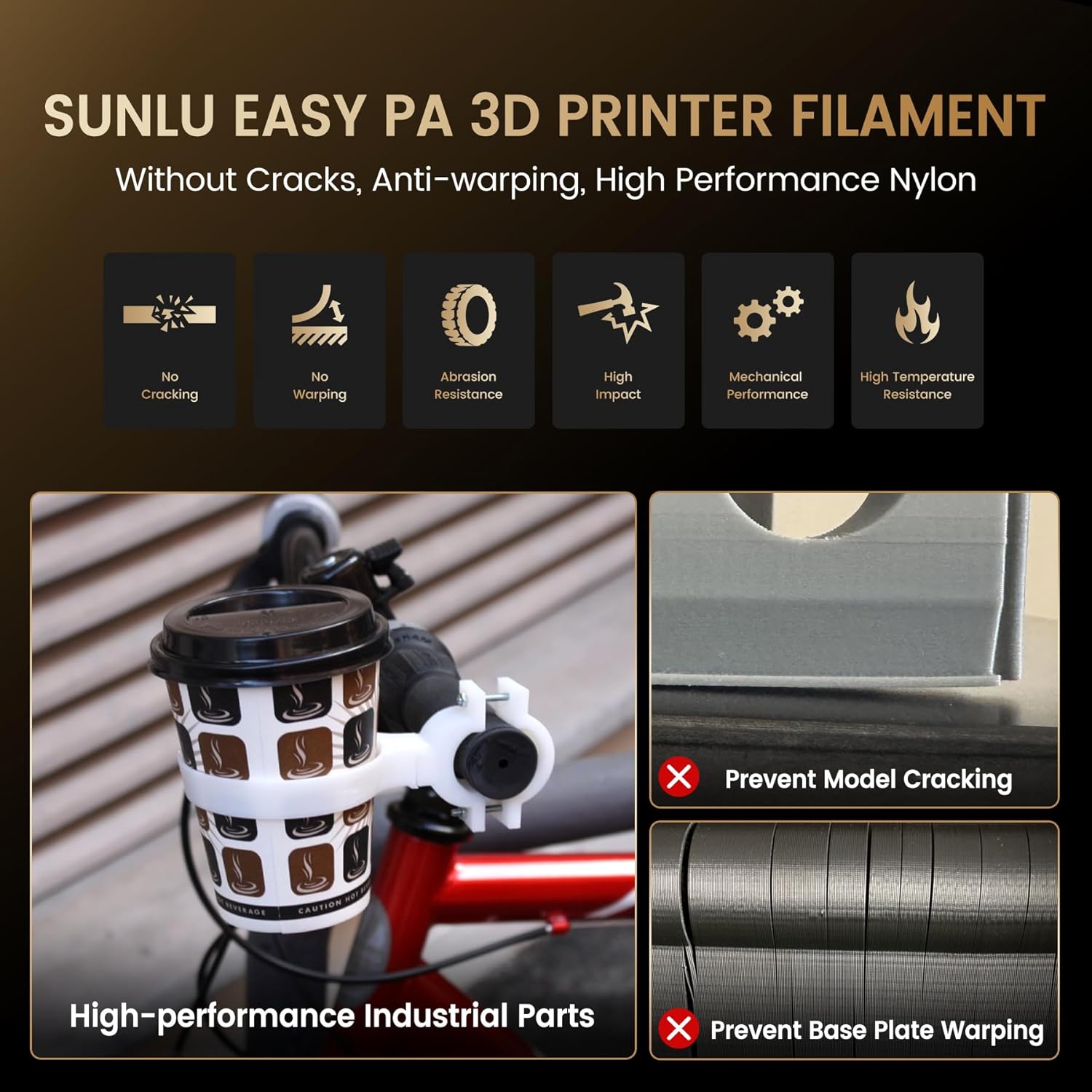 SUNLU 1 كجم خيوط نايلون سهلة ا - مراجعة 3D Printing Nylon وسعره